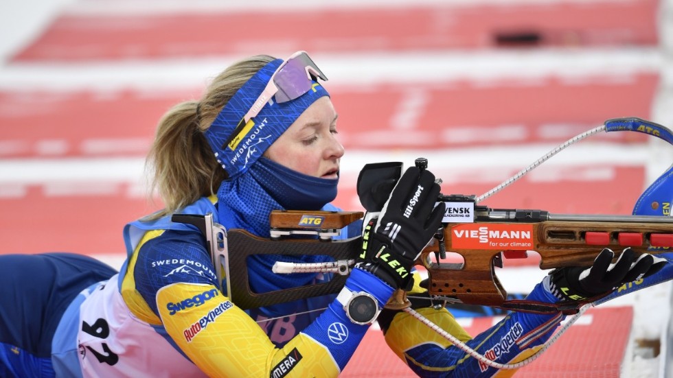 Mona Brorsson blev bästa svenska i världscuppremiären i Östersund.