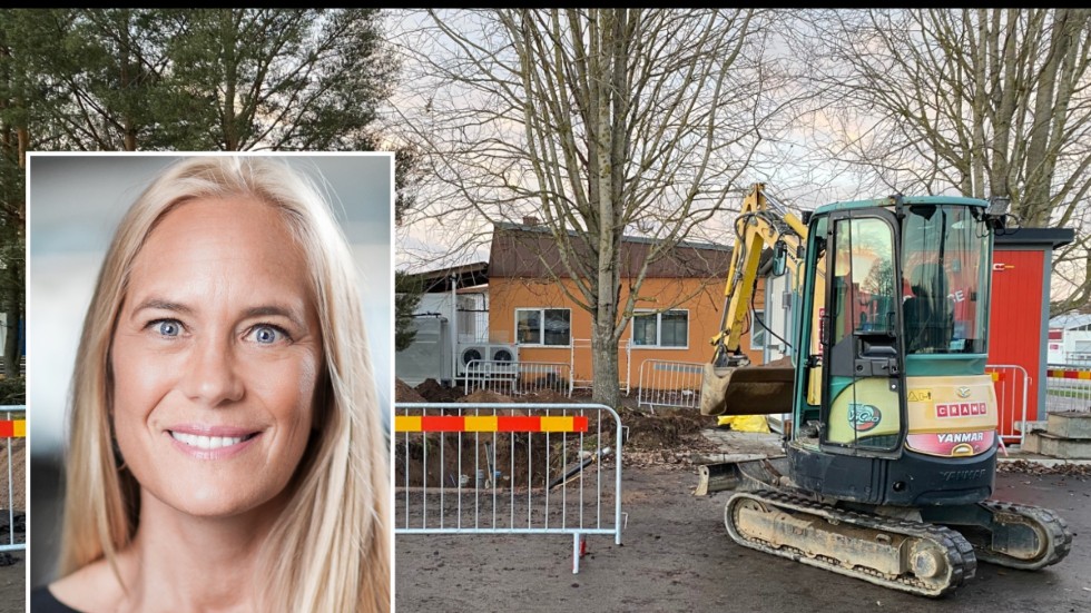 Nya rör har grävts vid OKQ8 i Vimmerby. Karin Hellgren är chefskommunikatör på OKQ8 och berättar mer om satsningen.