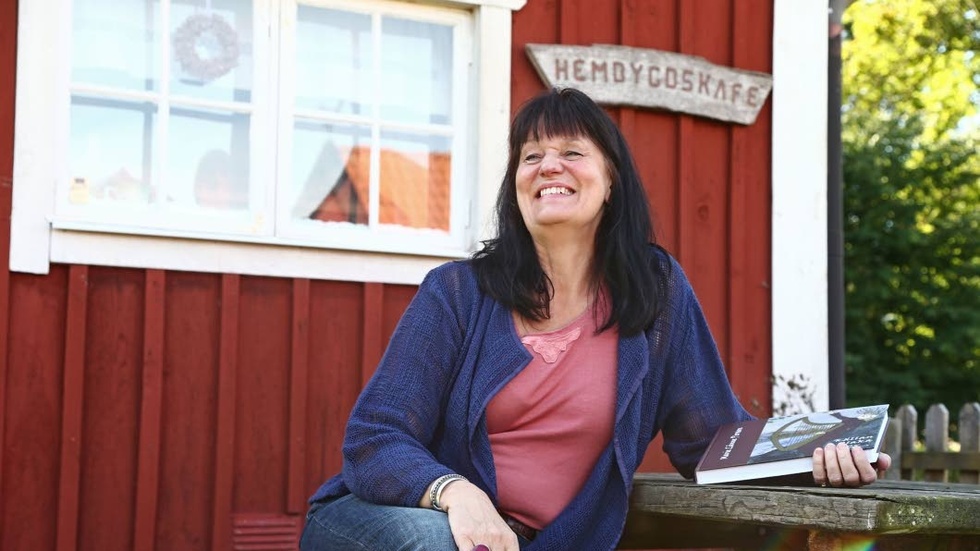 Marie Länne Persson på hemmaplan.