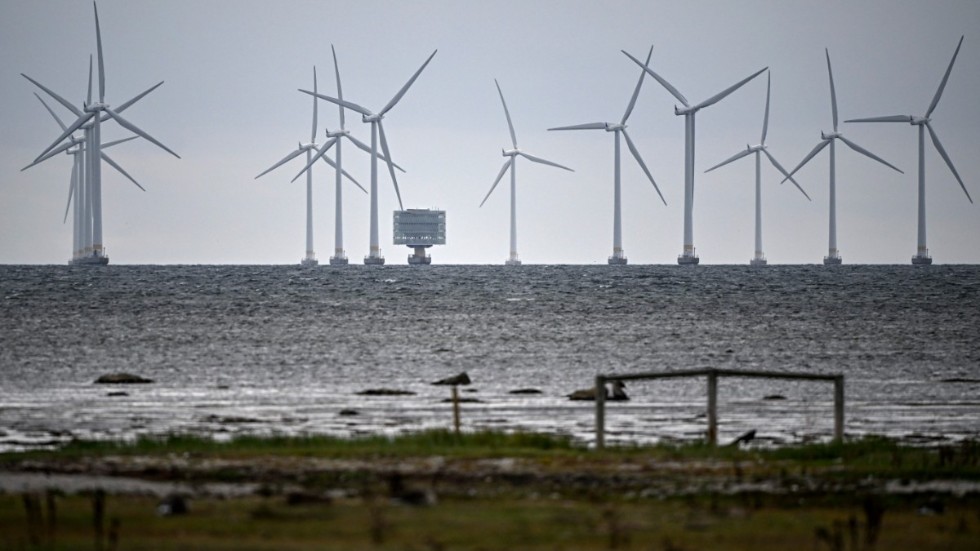 Försvaret måste modernisera sin syn havsbaserad vindkraft, menar debattören.
Foto: Johan Nilsson / TT / Kod 50090