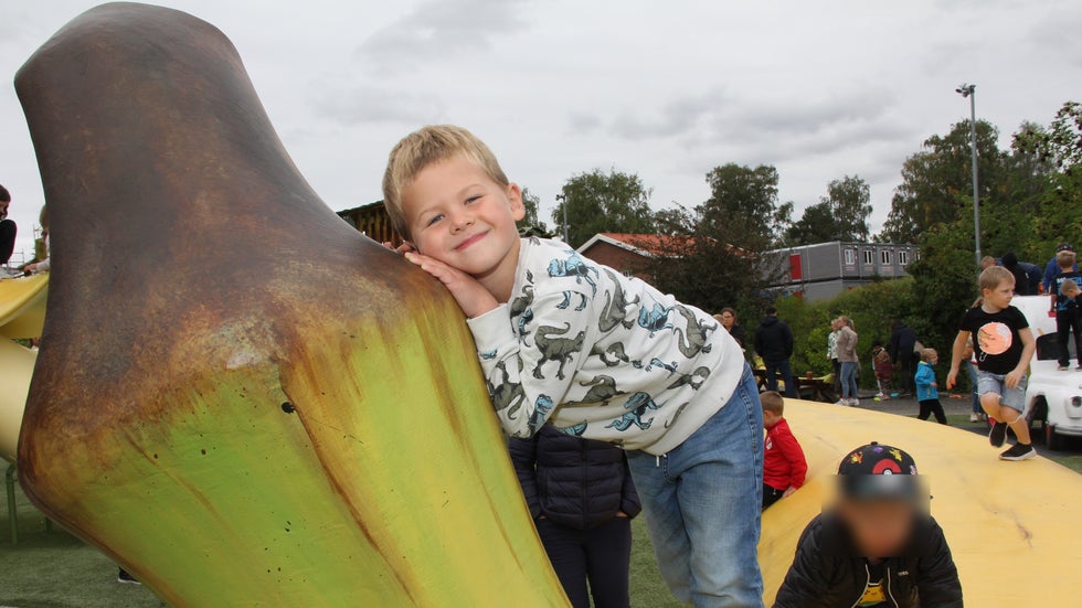 Bilkö till ny lekpark där Electric banana band spelade • 