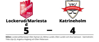 Dålig start sänkte Katrineholm mot Lockerud/Mariestad