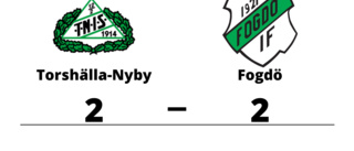 Torshälla-Nyby och Fogdö delade på poängen