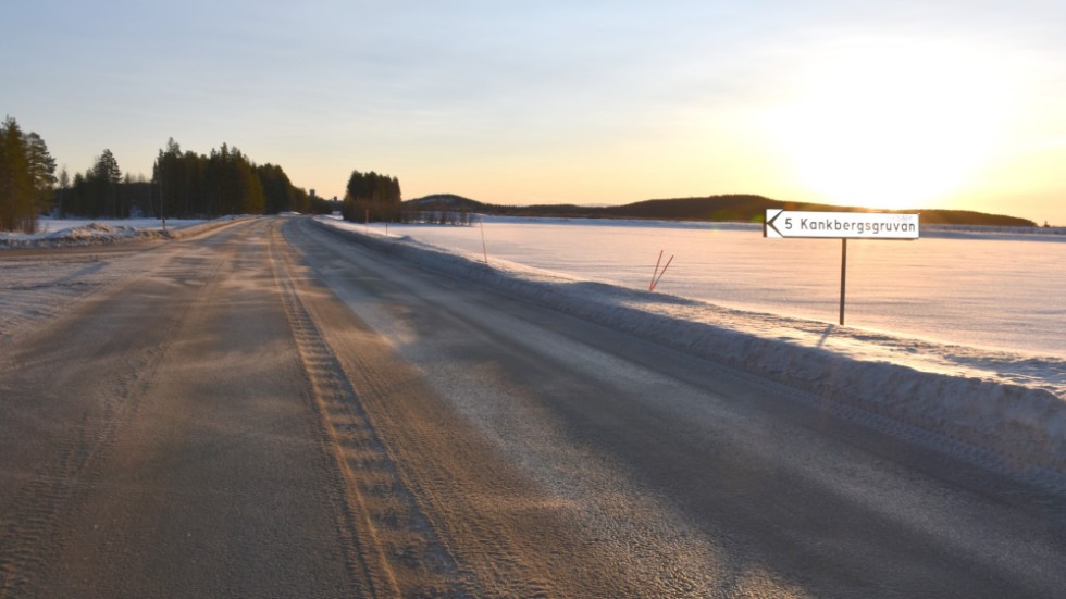 Skellefteå Kraft's planned solar park is planned to have its western border, at the entrance to the Kankberg mine.