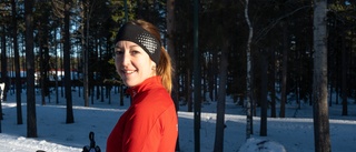 Anna, 34, från Luleå laddar för Vasaloppet