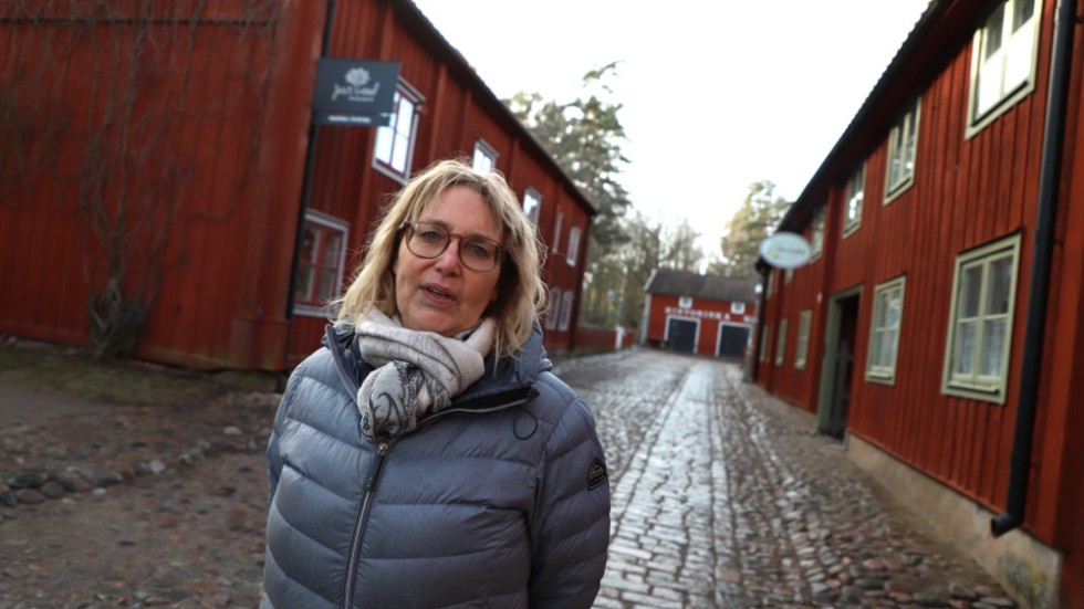 Tina Karlsson From är museichef för Gamla Linköping som kan glädjas över ökande besökssiffror under sommaren.
