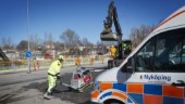 Ledningen kollapsade – central väg avstängd i två veckor