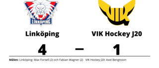 Seger för Linköping hemma mot VIK Hockey J20