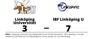 Väntad seger för formstarka IBF Linköping U