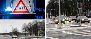 LIVE: Trafikvarningen på E4 norrut borttagen · Polisen vädjar till bilister att hålla farten i backarna · Följ trafik- och väderläget här