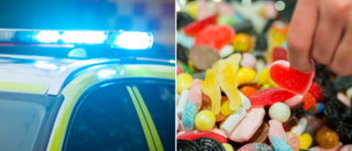 Man åt godis i butik – fick skjuts hem av polisen