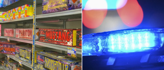 Fyrverkerier stulna vid inbrott i butik • Polisen: ”Kommer att titta extra på det under natten”