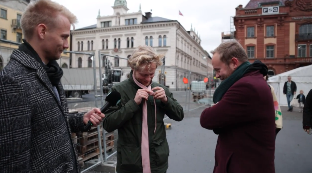 TV Kan den moderna Uppsalamannen knyta en slips? • "Jamen kolla, det blev rätt!"