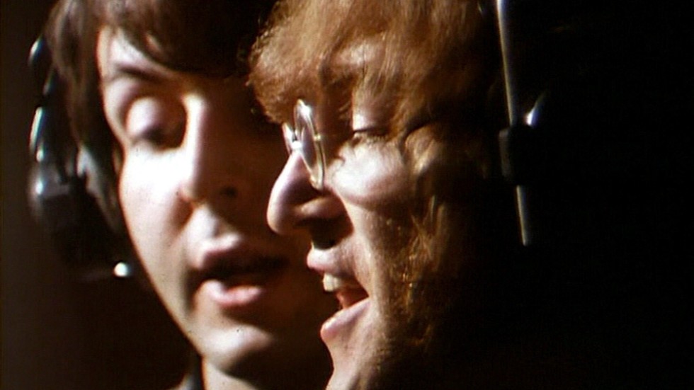 John Lennon och Paul McCartney 1968. Arkivbild.