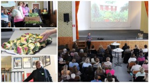Trädgårdsprofil lockade hundratals – trots snön