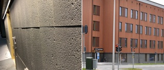 Den sneda stenfasaden på kontorshuset Svalan: Ska den göras om? • Nu är tvisten avgjord