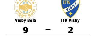 Visby BoIS har sju raka segrar - vann mot IFK Visby med 9-2