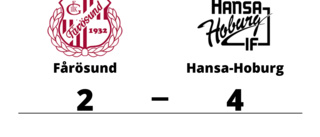 Första segern för säsongen för Hansa-Hoburg