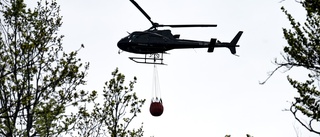 Över 70 brandinsatser med helikopter i år