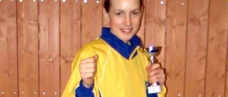Maria Hermansson föll i sin landslagsdebut