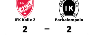 IFK Kalix 2 och Parkalompolo delade på poängen