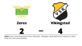Mål av Johan Rosenqvist och Kim Söderstedt när Zeros förlorade