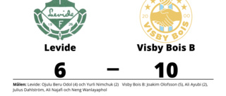 Joakim Olofsson femmålskytt i Visby Bois B:s seger mot Levide