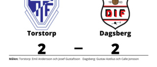 Dagsberg fixade en poäng mot Torstorp
