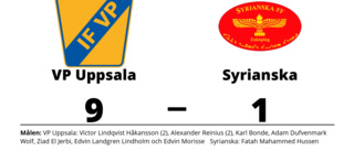 Tung förlust för Syrianska borta mot VP Uppsala
