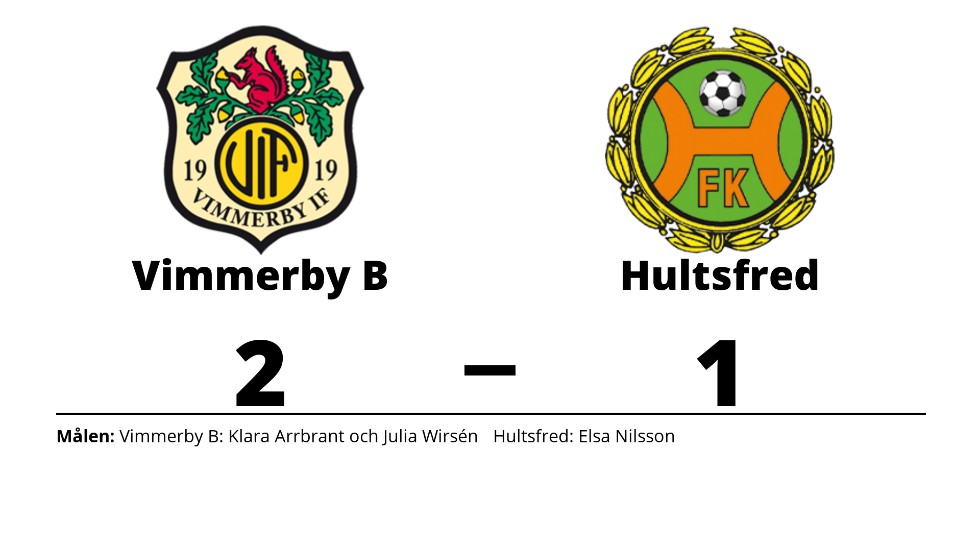 Vimmerby IF B vann mot Hultsfreds FK