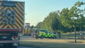 Sparkcykelåkare påkörd – ambulans till platsen