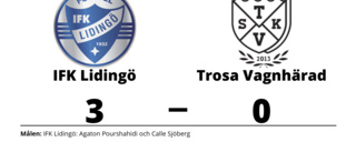Trosa Vagnhärad förlorade mot IFK Lidingö