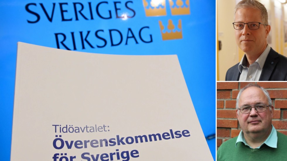 Sverigedemokraterna Martin Kirchberg och Bo Karlsson är kritiska till att S, V och C i Region Kalmar län skickat en skrivelse till regeringen om anmälningsplikten i Tidö-avtalet.