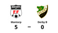 Storseger för Mantorp - 5-0 mot Derby B