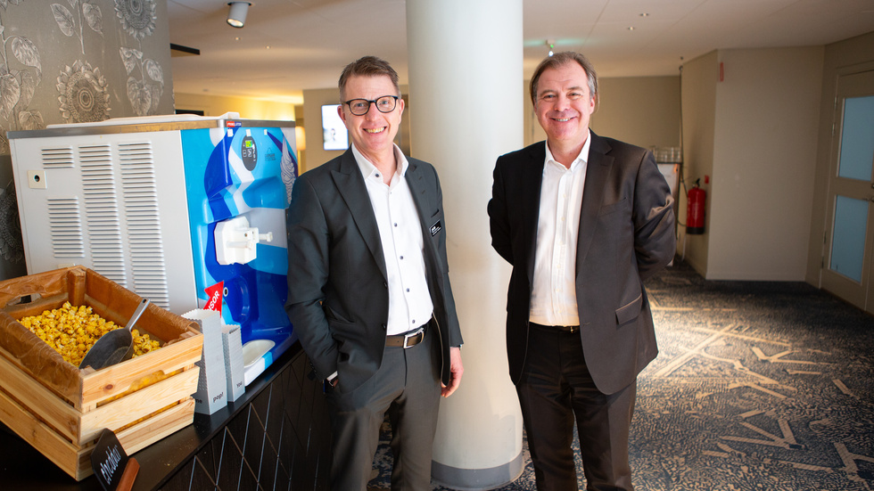 Jacob Corlin, Hotelldirektör och Christian Karlberg, ny hotellchef för Quality Hotel Ekoxen.