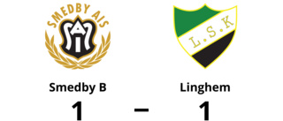 Oavgjort mellan Smedby B och Linghem