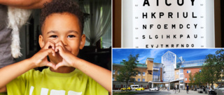Tyler, 5, flögs till Stockholm för synkontroll: "Fick glasögon"
