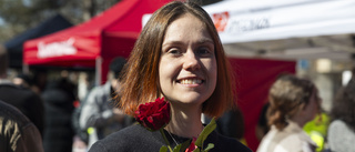 Anna, 26, gick i första maj-tåget i Luleå: Visar stöd för vården
