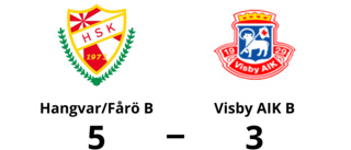 Gustav Thålin gjorde två mål när Hangvar/Fårö B vann