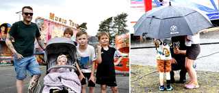 VIMMEL: Tivolit på Folkparken lockade besökare – trots hällregnet