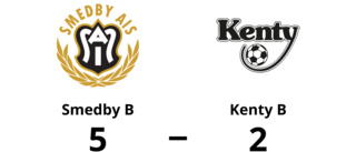 Seger för Smedby B mot Kenty B i spännande match