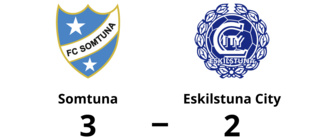 Tuff match slutade med förlust för Eskilstuna City mot Somtuna