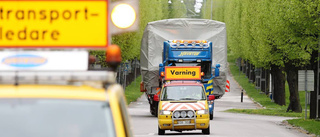 Trafikvarningen: 300 ton ska transporteras ikväll – risk för köer
