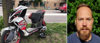 Andreas son fick mopeden stulen: "Han blev slagen i ansiktet"