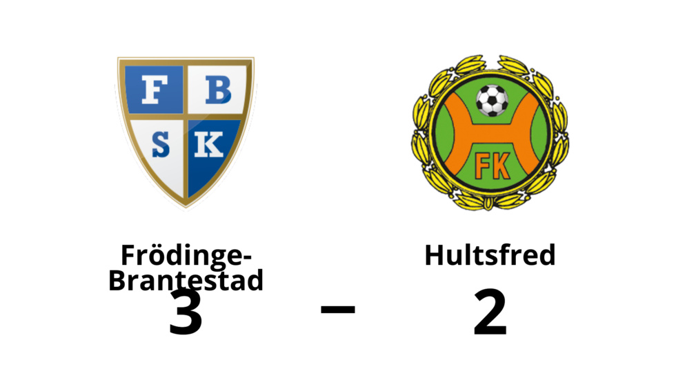 Frödinge-Brantestad vann mot Hultsfreds FK