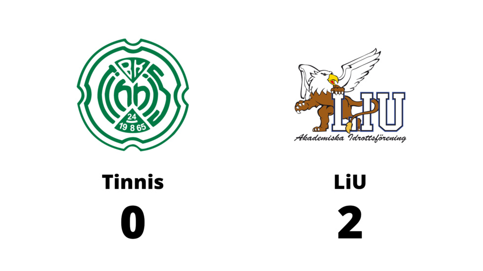 Linköping BK Tinnis förlorade mot LiU AIF FK