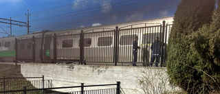 Tågfönster sprack – X2000 tvingades stanna i Gnesta 