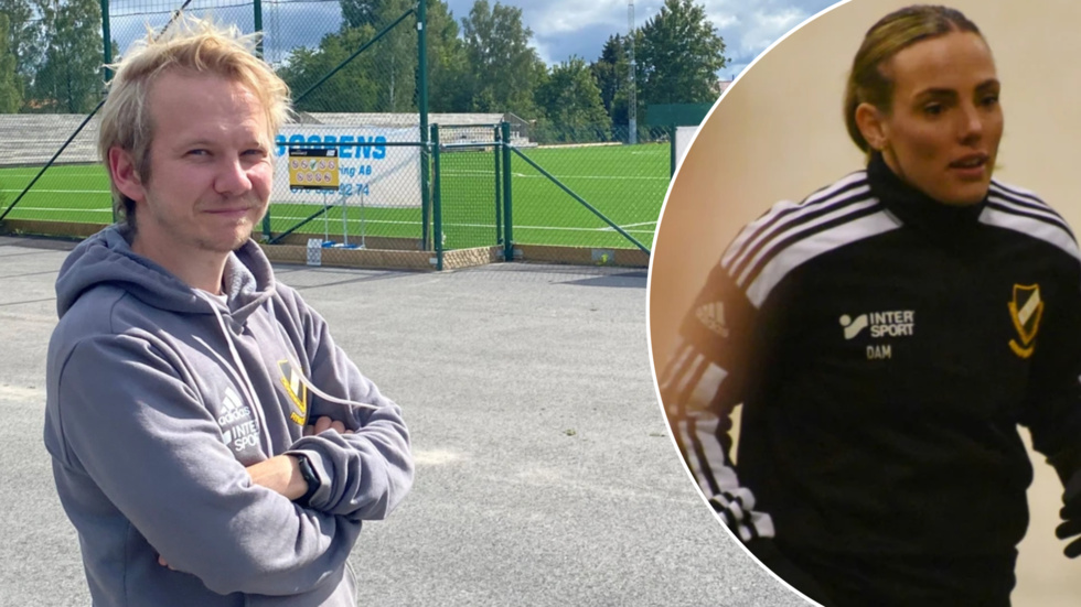 Edvin Jensen tränar Rimforsa IF som får klara sig utan skyttedrottningen Hanna Hellström i år.
