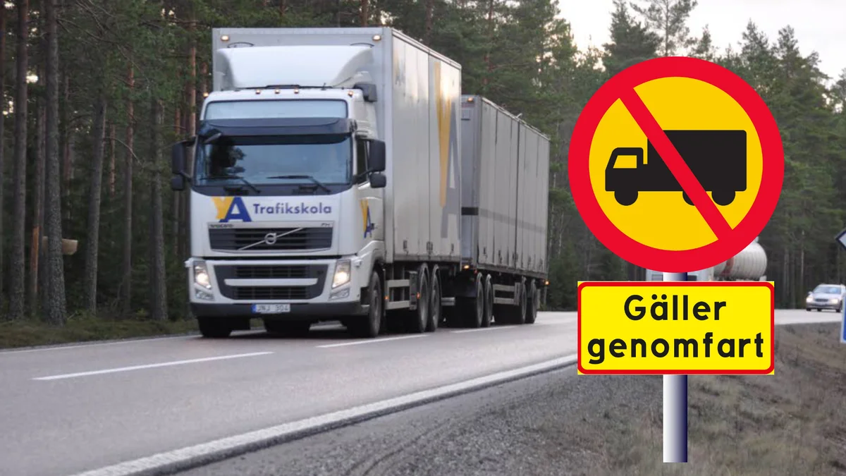 Tung trafik stoppas genom centrum – efter tio års kamp