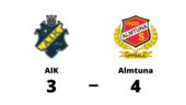 Almtuna segrade mot AIK i förlängningen